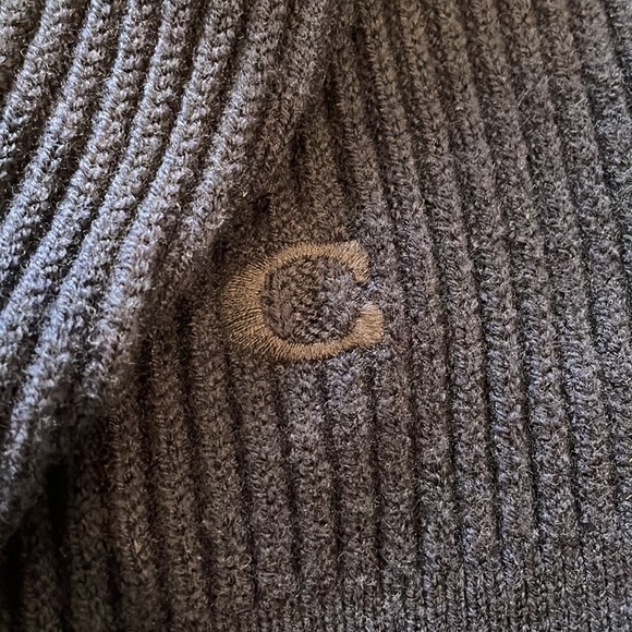 Coach Men’s 100% Wool Ribbed Sweater - Picture 4 of 14
